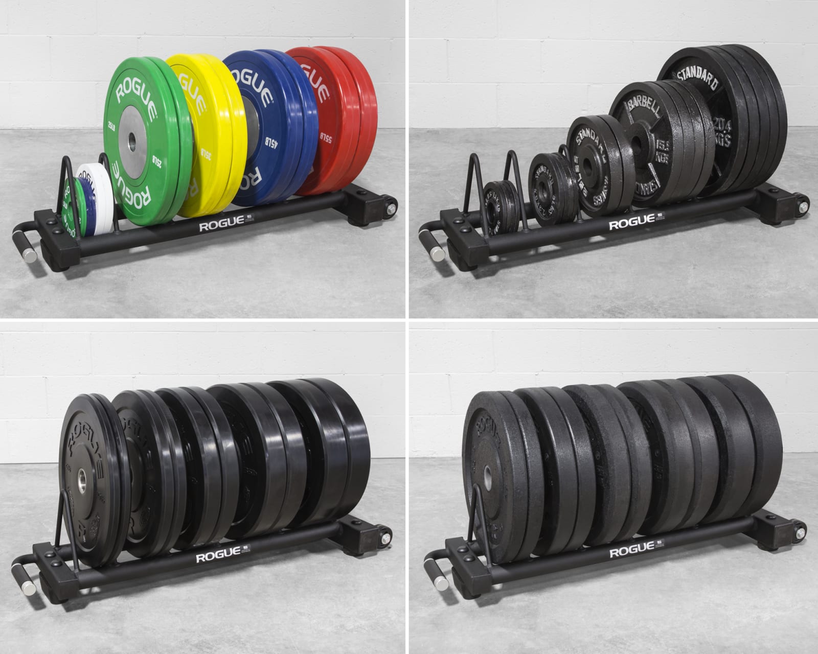 Rogue Horizontal Plate Rack 2.0 - Bumper Storage | Rogue Fitness
